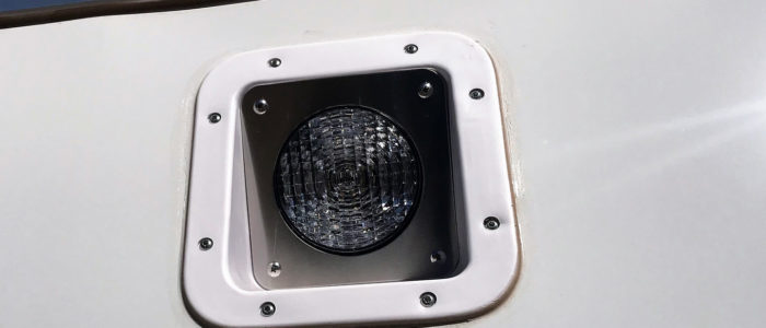 50W recessed exterior light