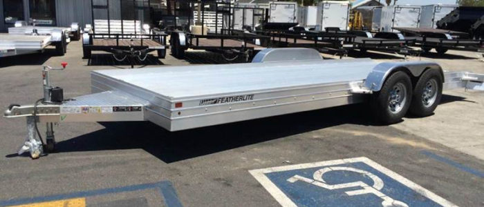 Featherlite aluminum open utlity trailer