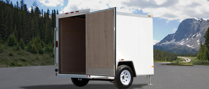 Wells Fargo small enclosed cargo trailer