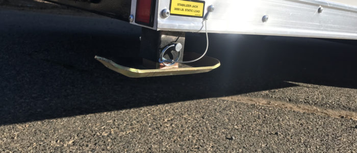 Heavy duty rear drop down jack