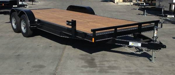 Innovative Trailers economy wood deck open car trailer