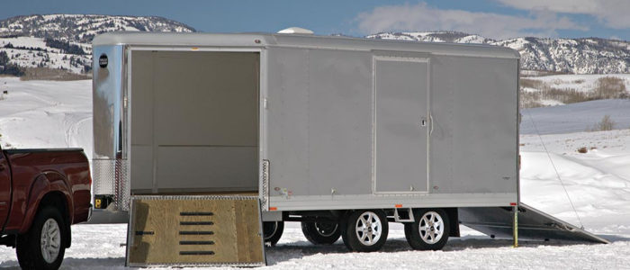 Wells Cargo snowmobile trailer